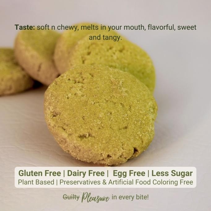 

NEW PRODUK PREMIUM GLUTEN FREE VEGAN BUTTER COOKIES PLANT BASE - SAINT MATCHA !!!!!