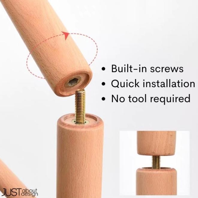 STANDING HANGER KAYU GANTUNGAN BAJU TOPI TAS SERBAGUNA GANTUNGAN KAYU