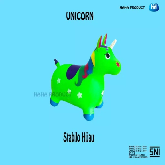 MAINAN ANAK ANAK JUMPING MUSIK UNICORN / MAINAN TUNGGANG UNICORN