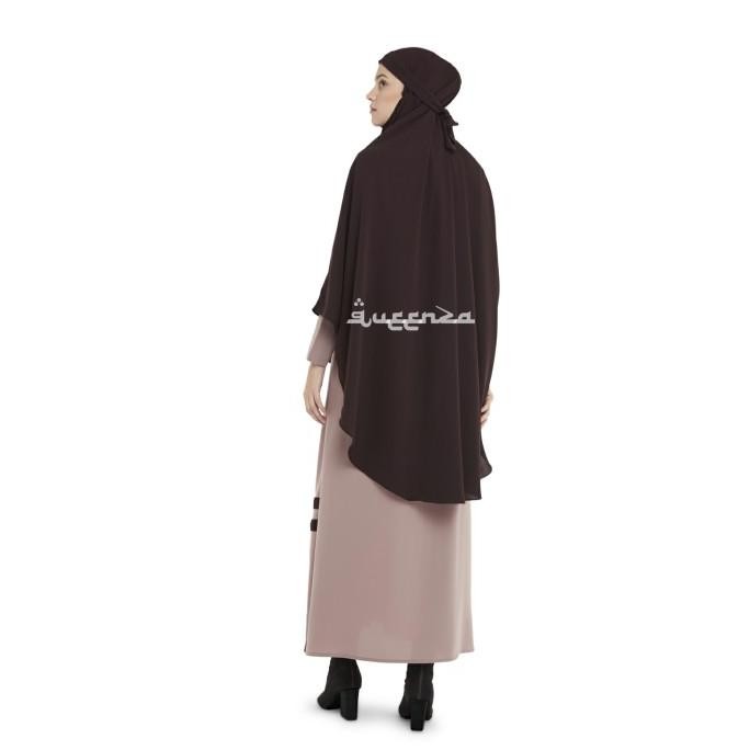 Gamis Syari Set Khimar Ghazia Gamis Wanita Dress Muslim Queenza Lapakcitra30
