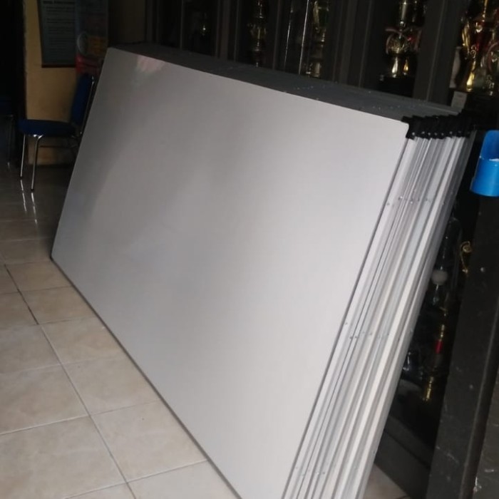 PAPAN TULIS 120X240 CM/WHITE BOARD 120X240 CM GANTUNG NON MAGNETIK