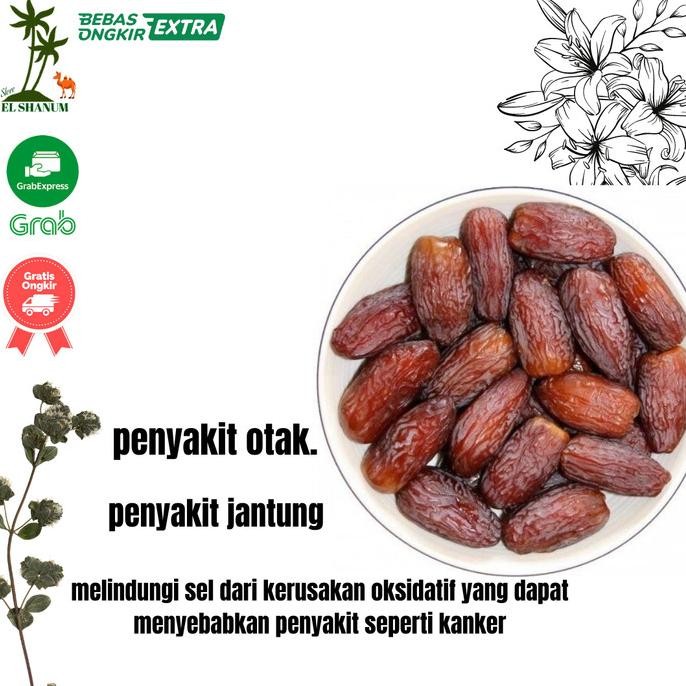 

Original Kurma Medjool Natural Delights Premium 1Kg - Premium Storeemelati