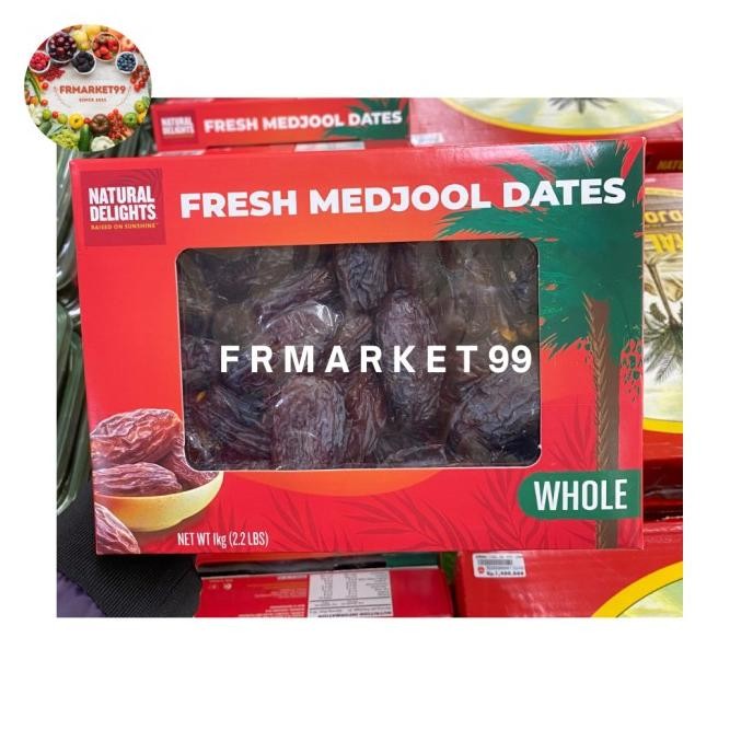 

Kurma Fresh Medjool Dates Whole Natural Delights / Kurma Medjool 1 Kg Rayansani376