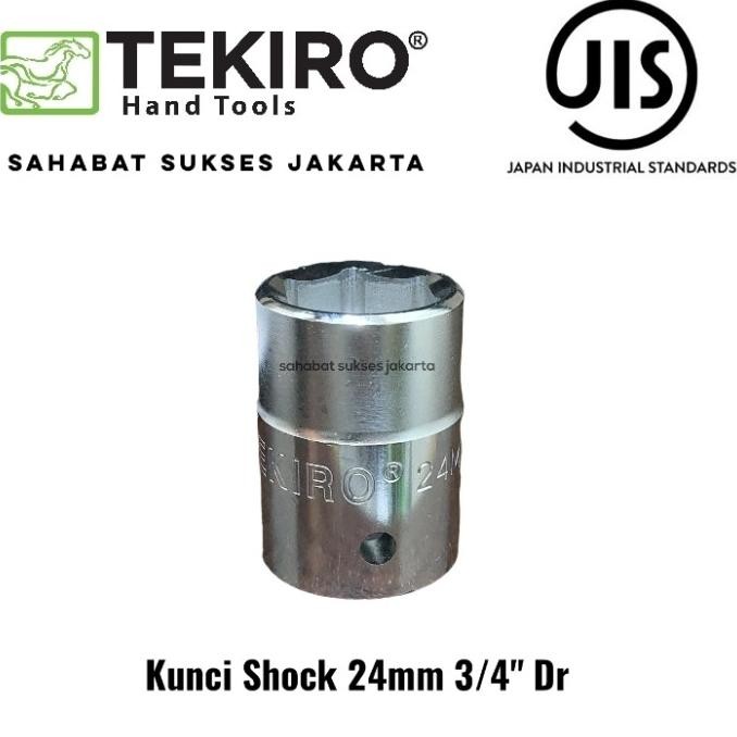 Produk Baru mata kunci sok 24 mm 3/4" Dr TEKIRO