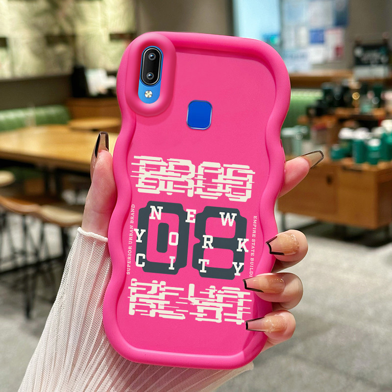 Casing Hp Untuk VIVO Y91 Y91i Y93 Y95 Y91C Y1s Y90 Case Softcase pelindung Kesing ponsel nama 08 mis