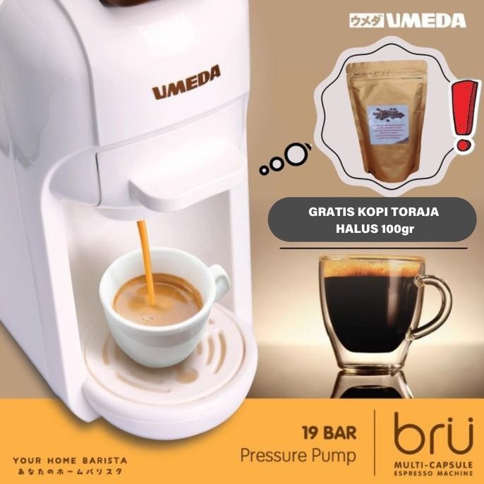 Mesin Kopi Otomatis Umeda Bru Coffee Maker Multi Capsule Coffee Gentaarijaya