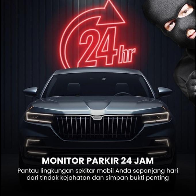 Promo Mtech DVR Spion 3 Way Kamera Perekam Dashcam Mobil 11 Inch Treca Wifi GPS COD