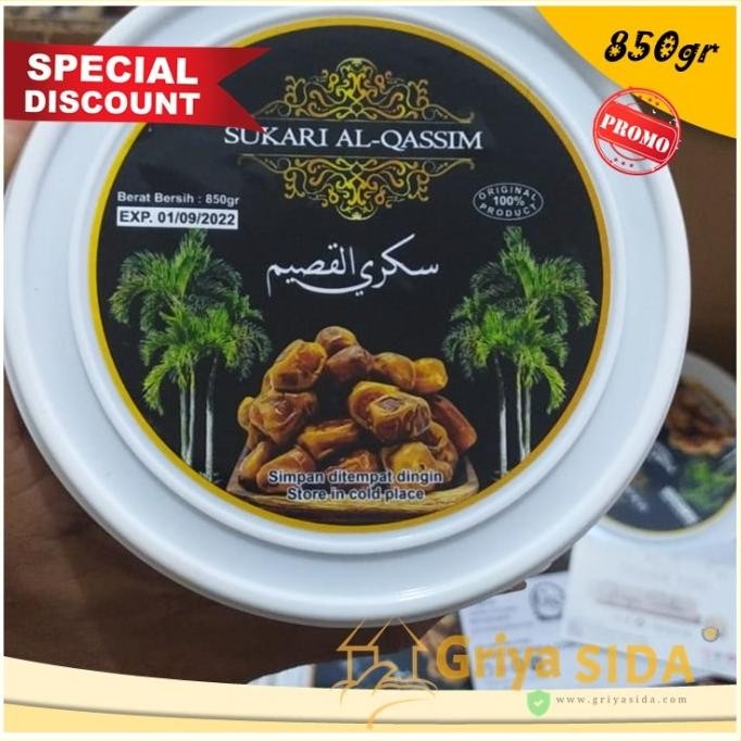 

KURMA SUKARI AL QOSIM EMBER 850GR KURMA RAJA SUKARI MADINAH ORIGINAL