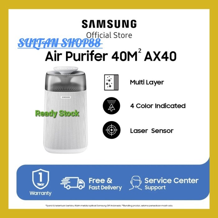 Samsung Air Purifier Ax40R3030Wm/Ax3300 (40 M2)