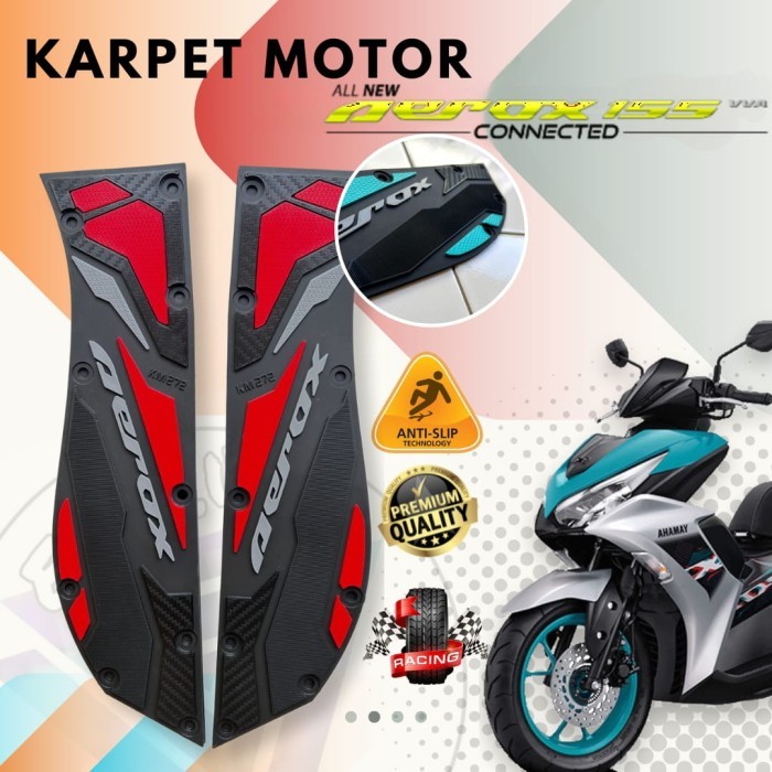 Aksesoris Motor Aerox 155 Terbaru - Karpet Motor Aerox 155 Connected