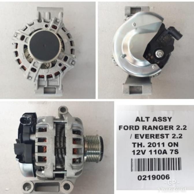 Dinamo Alternator ford ranger 2.2 ford everest 2.2 110A 12V laku keras