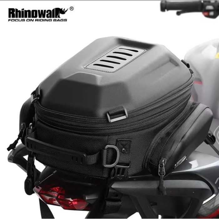 TERBARU Tas Motor Belakang Waterproof Rhinowalk Riding Bag Mtr4001 Expandable Motorcycle Rearseat