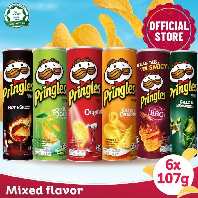 

NEW PRODUK PRINGLES ALL STAR SNEK KERIPIK (MIX 6 VARIAN) !!!!!