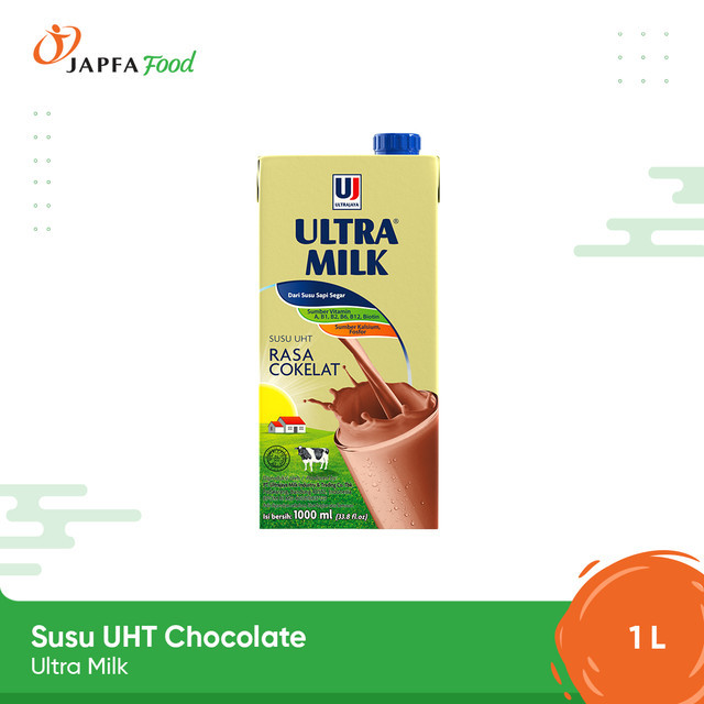 

Ultra Milk Susu UHT Chocolate 1L 100% Susu Sapi Segar