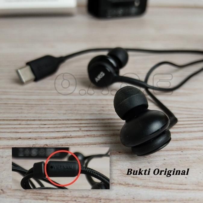 Headset Samsung A54 5G | A55 5G Earphone Ori AKG Type C Original