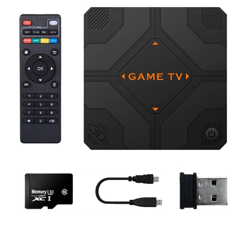 YHS V5 Retro Game Console 128G 51000 Games Dual Handheld Game Console TV Box Game Controller Home Ga