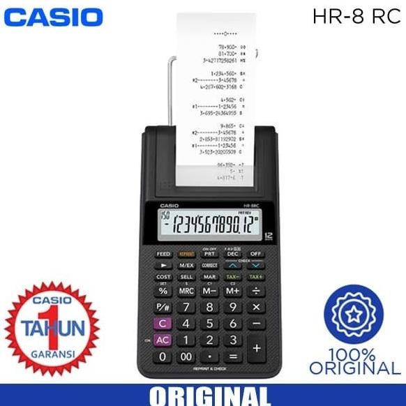 

Calculator CASIO HR 8 RC