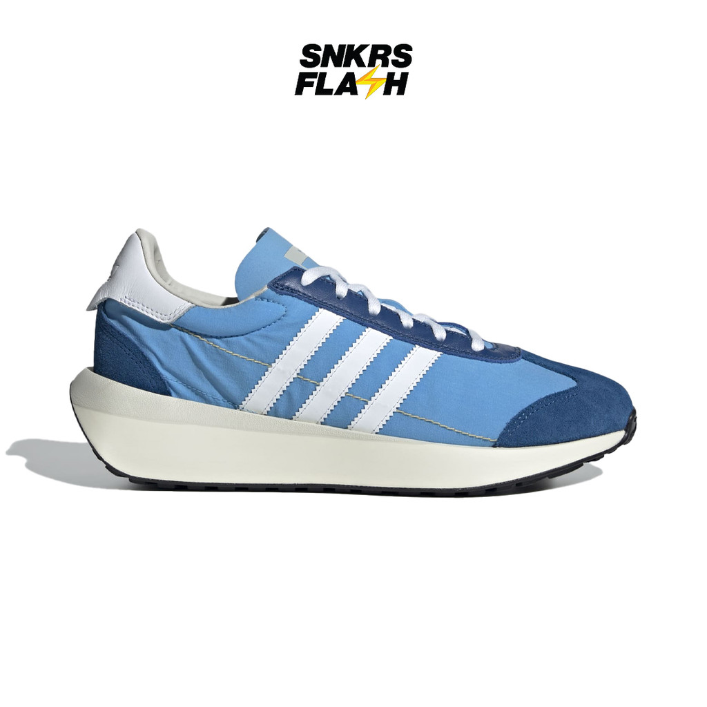 ADIDAS Country Xlg Semi Blue Burst Cloud White Sepatu Sneakers Pria - IE3232 - Size 43.3