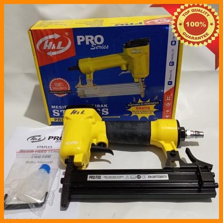 

(ALCU) STAPLES TEMBAK AIR NAILER PRO F30 BAGUS DAN MURAH
