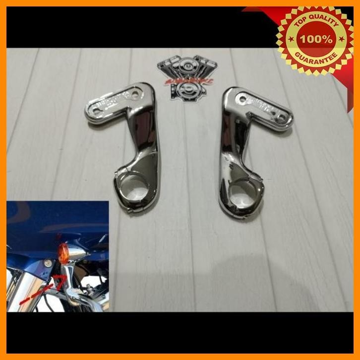 (BABAB) BRACKET SUPPORT FAIRING HARLEY ROADGLIDE 2010- 2013 CHROME