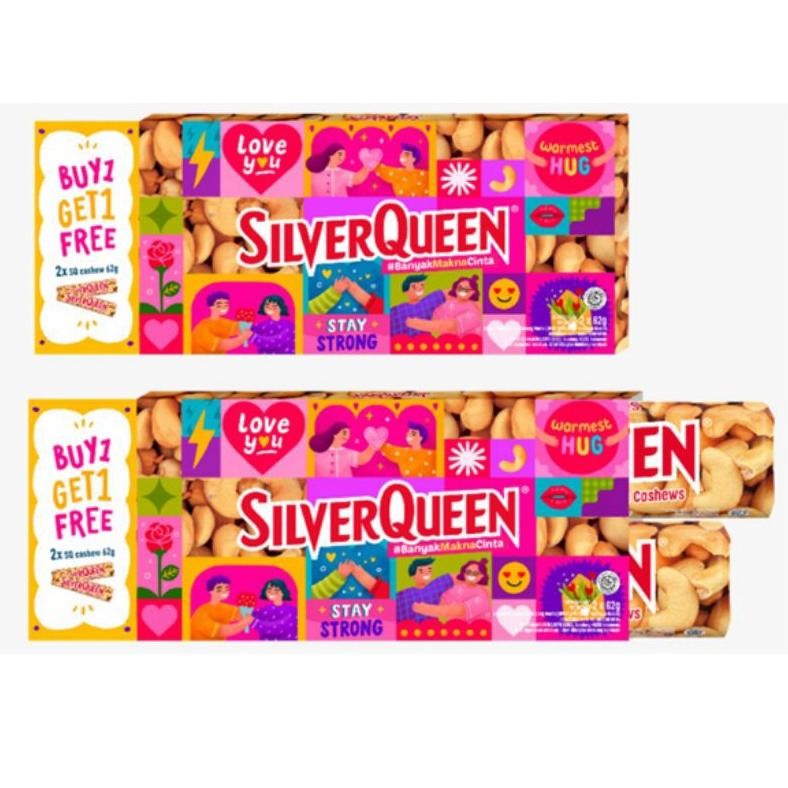 

We69 silverqueen buy 1 get 1 free 2x58gr Berkualitas
