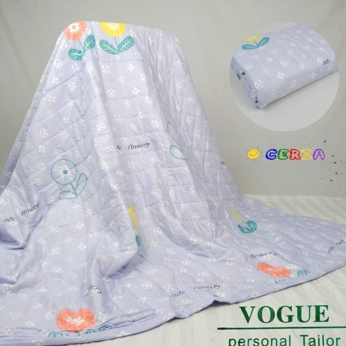Sale Selimut Katun Traveling Dewasa Vogue 180X200Cm Beautyfox