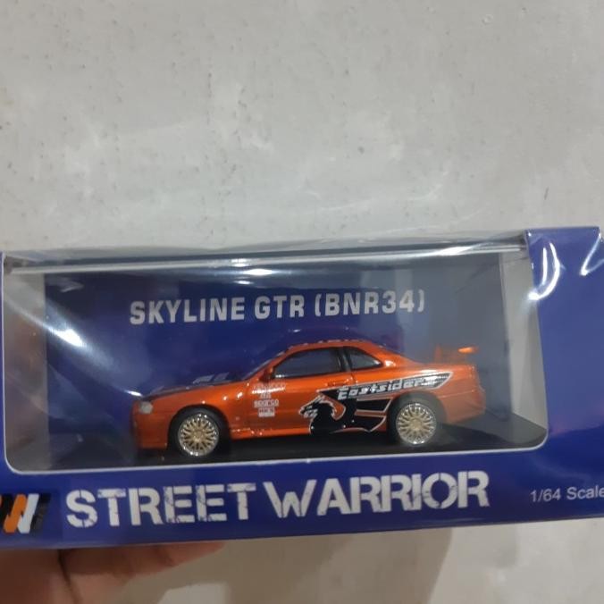 Street warrior skyline gtr r34 limited 599 diecast