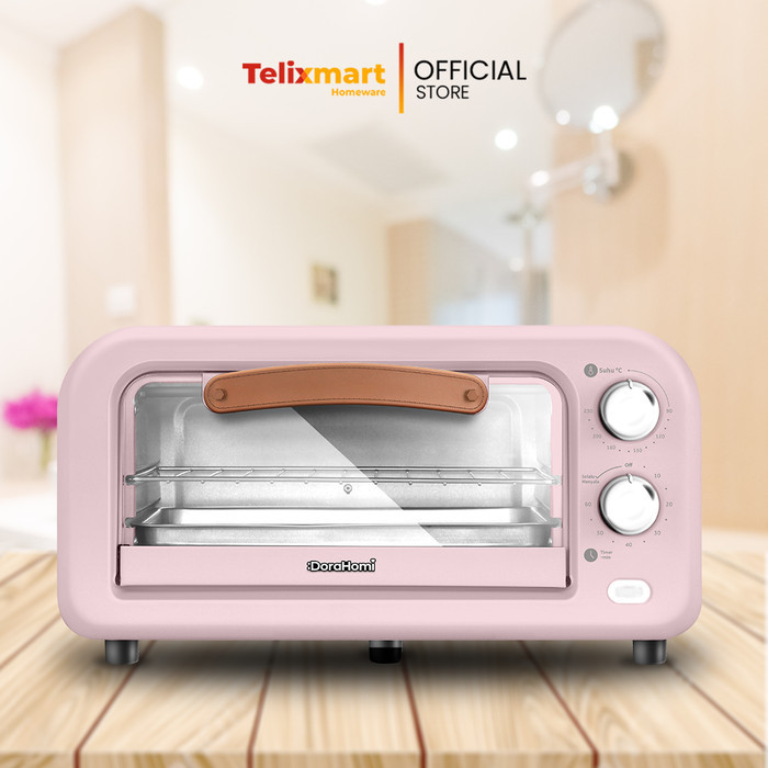 Dorahomi Oven Listrik Low Watt Electric Open Kue Alat Panggang 12Liter