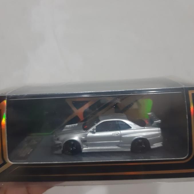 Error404 nissan skyline r34 silver resin limited
