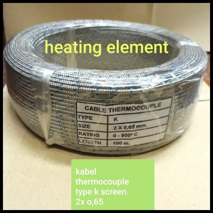 Kabel Thermocouple/Thermocouple Wire Type K Screen