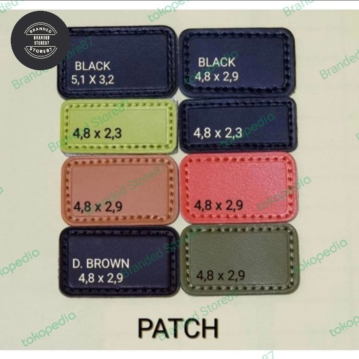 PATCH TUMI + FREE EMBOSS INISIAL NAMA 4-5 HURUF DAN ANGKA