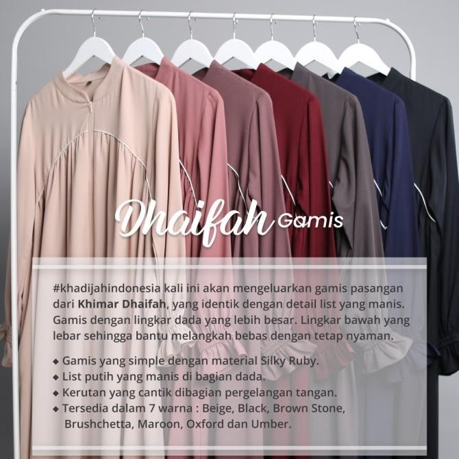DHAIFAH Gamis - Khadijah Indonesia #ayranashwa #KhadijahIndonesia Terlaris
