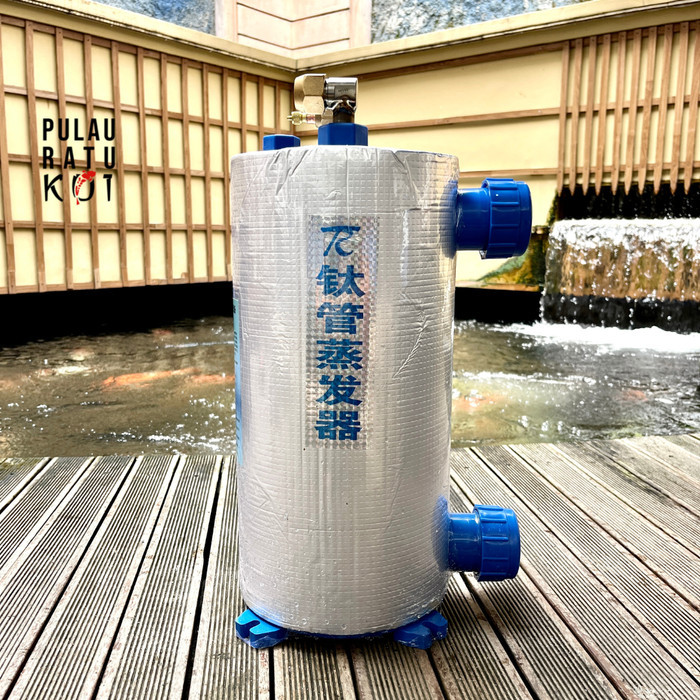 TERBARU 3 PK Titanium Evaporator Coil water Chiller pendingin kolam Koi