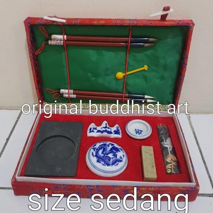 

KHUSUS GOSEND! kuas maobi kaligrafi china perset sedang include tinta zhusha
