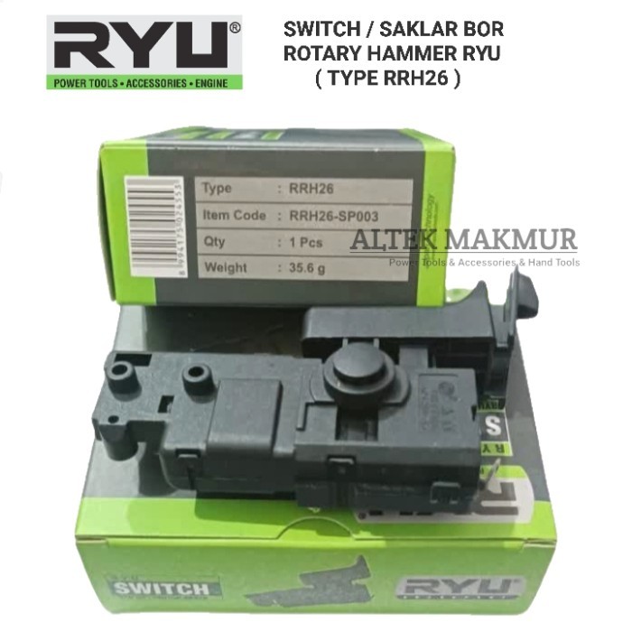 #####] Switch Saklar Mesin Bor Rotary Hammer RYU RRH26 RRH 26 Skakel On Off