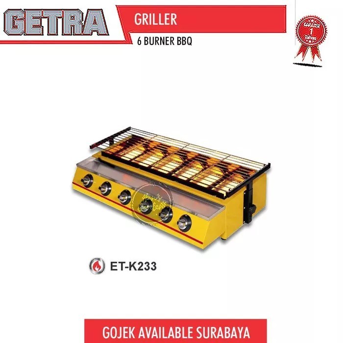 @=@=@=@=] Kompor / Alat Panggang / Bakar Sosis / Jagung / Sate Getra 6 Tungku