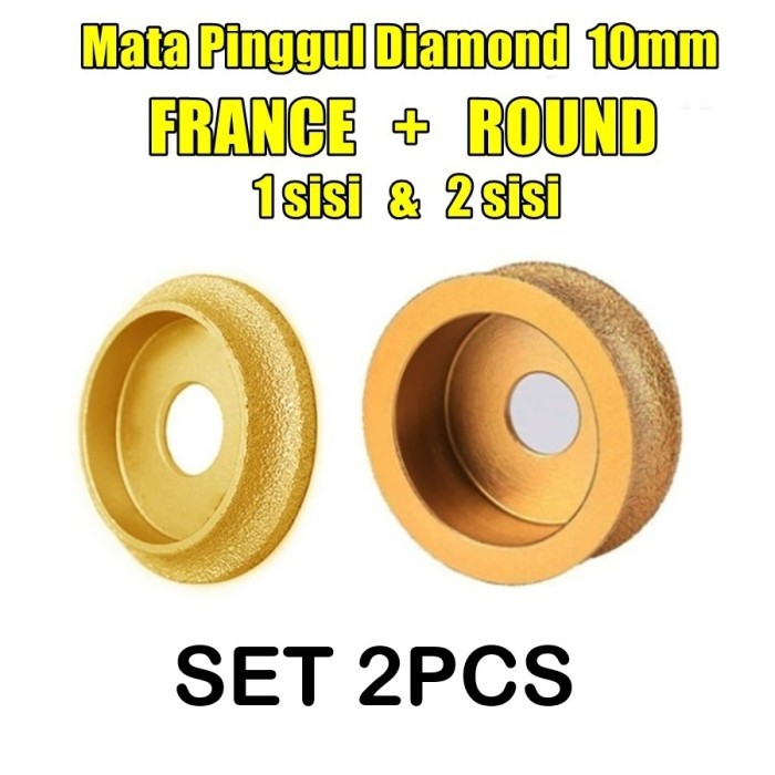 """] mata gerinda diamond grinding granit BEVEL PINGGUL mata profil granit kaca kayu grinding