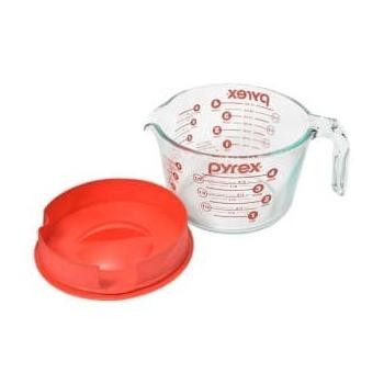 GELAS UKUR KACA DENGAN TUTUP PYREX DENGAN PILIHAN UKURAN - 1.9 LTR