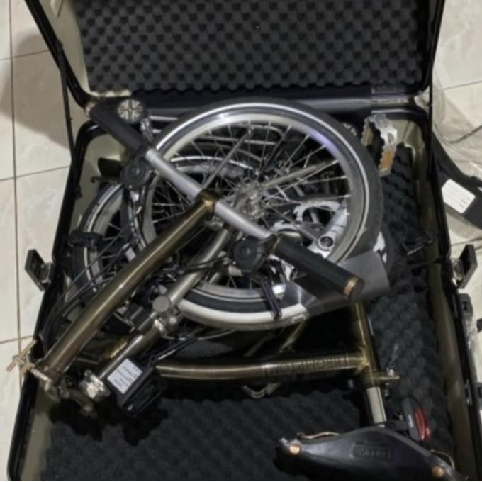 Koper Sepeda Lipat 16 Inchi Livi Original Element Gust Brompthon Pikes Lomitashop5