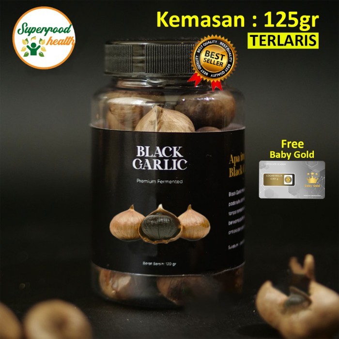 

Ready [Ori] Black Garlic/Bawang Hitam Tunggal 250 Gram Ibnu Sina Herbal Berm Best Seller