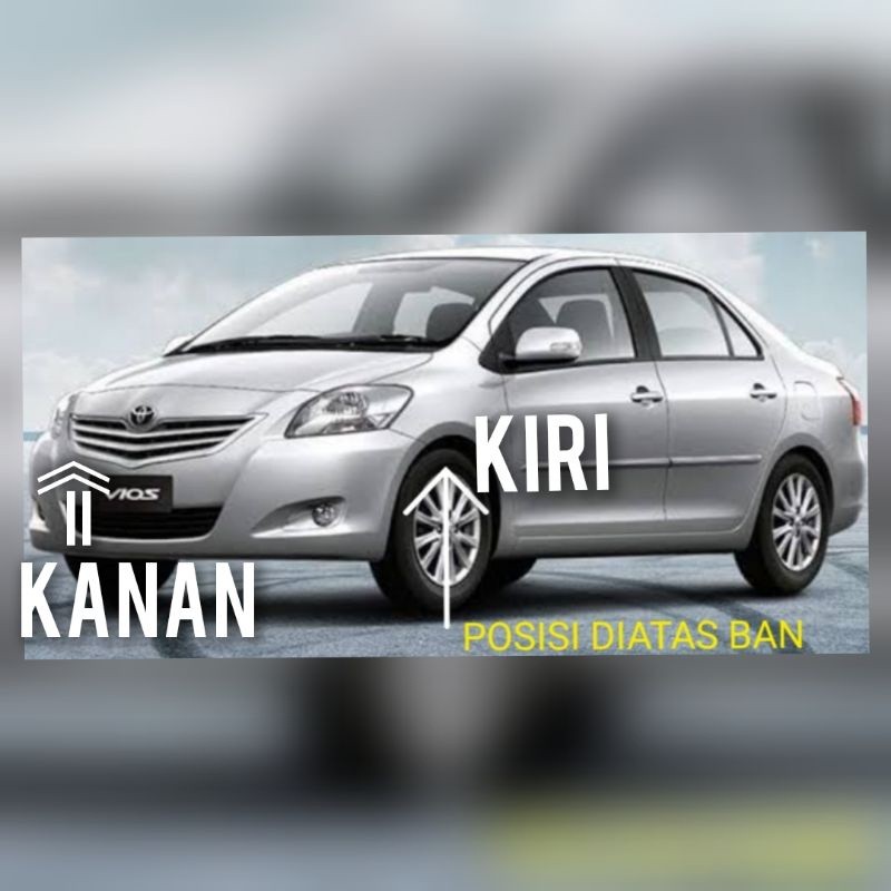 vios list spakbor liner fender mobil vios 2007 sampai 2012 gen 2