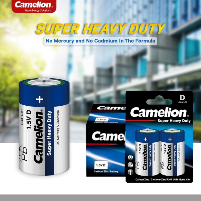 TERBAIK CAMELION SUPER HEAVY DUTY SIZE D - BLUE KODE 1259