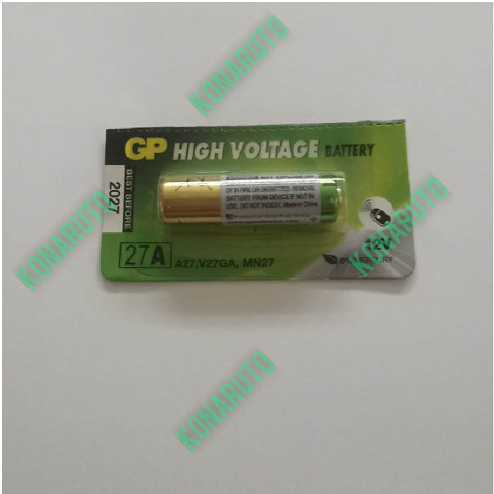 PRODUK TERBATAS GP BATERAI 27A BATRE BATERE ALKALINE 12V BEL REMOTE MOBIL MAINAN 27 A KODE 342