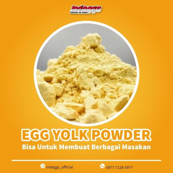 

Bettifer Egg Yolk Powder / Tepung Kuning Telur