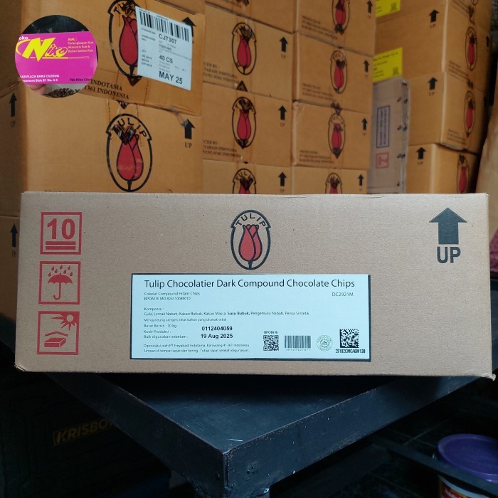 

coklat chip tulip 10 kg khusus grab dan gojek