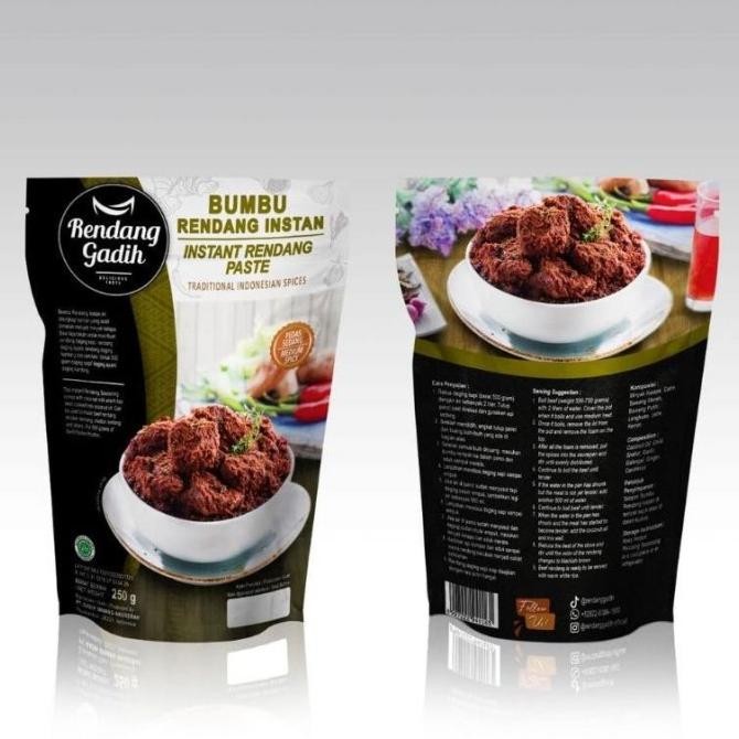 

Bumbu Rendang Instan Rendang Daging Gadih Siap Saji GTM