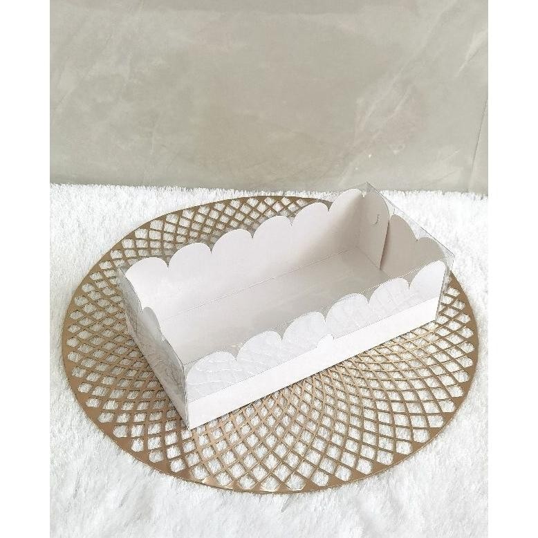 

ORIGINAL BOX MIKA PUTIH - DUS KUE - KOTAK - KARDUS 25x12x8 (ISI : 10 PCS) fx-4