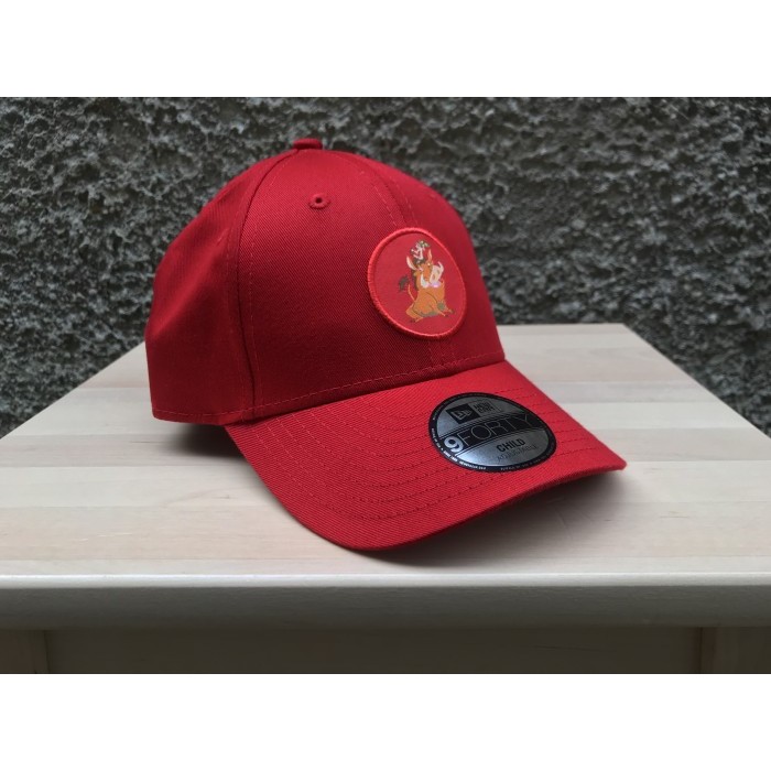 TOPI ANAK NEW ERA KIDS 9FORTY DISNEY LION KING PUMBAA RED CAP 100% ORI READY YAA