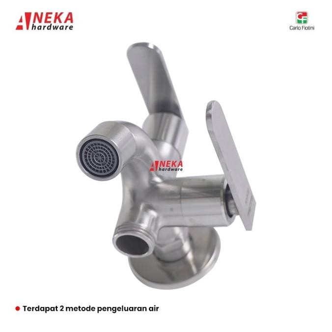 KRAN AIR DOUBLE / KERAN CABANG KAMAR MANDI / CARLO FIOTINI