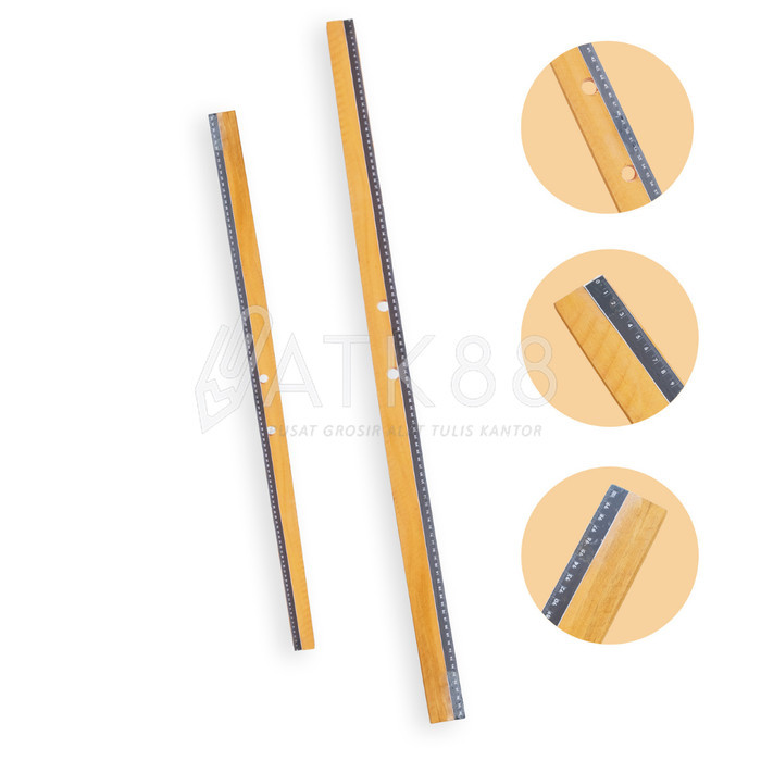

LIMITED EDITION PENGGARIS PANJANG KAYU 100CM / 1 METER SUPER TEBAL 10MM KODE 708